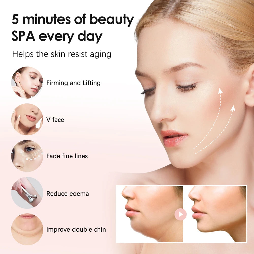 Microcurrent Face Lifter – Anti-Wrinkle Roller for Sagging Skin | At-Home Facelift