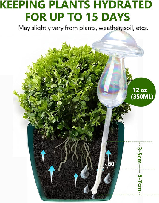 Self-Watering Bulbs for Plants – 15-Day Vacation Watering