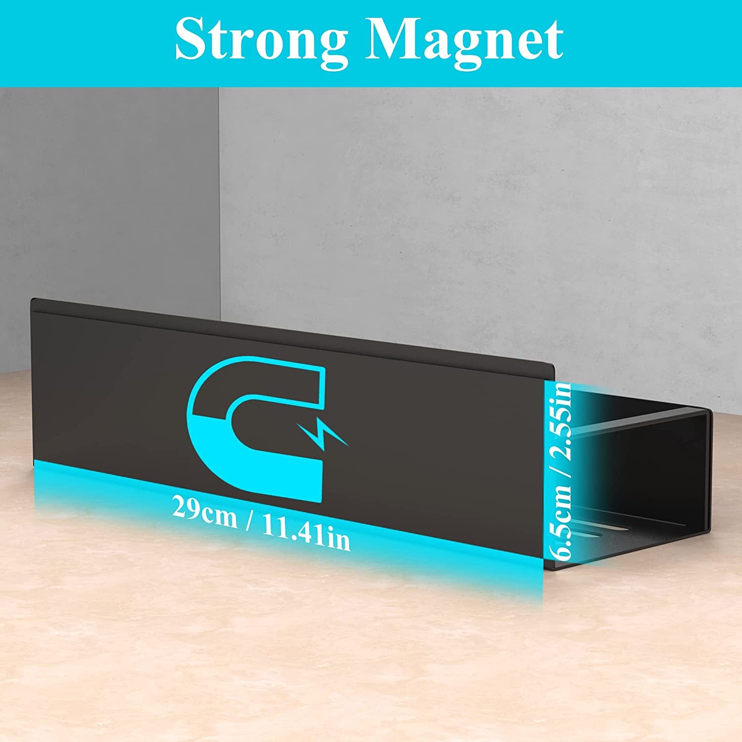 Magnetic Spice Storage - 4-Pack, Strong Hold, Kitchen Space Saver