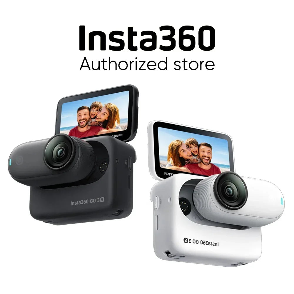 Insta360 GO 3S Mini Action Cam – 4K/200fps, Waterproof, Magnetic & Hands-Free Mounting