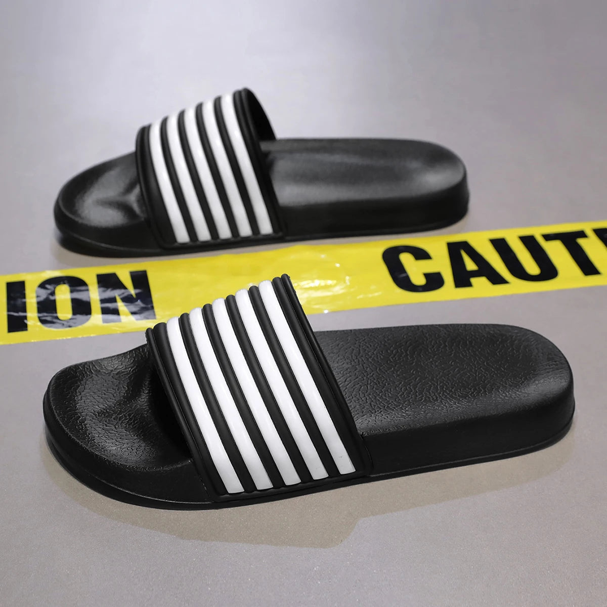 ComfortWave™ XL Men's House Sandals - Soft EVA Platform with Anti-Slip Sole (Beach & Home Use)