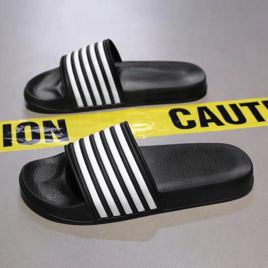 ComfortWave™ XL Men's House Sandals - Soft EVA Platform with Anti-Slip Sole (Beach & Home Use)