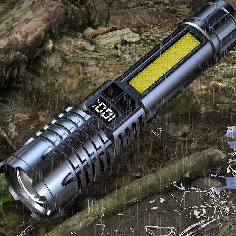 TactiBeam™ X900 LED Torch - 18650 4000mAh Battery, 1.2M Drop Proof, USB-C Fast Charging
