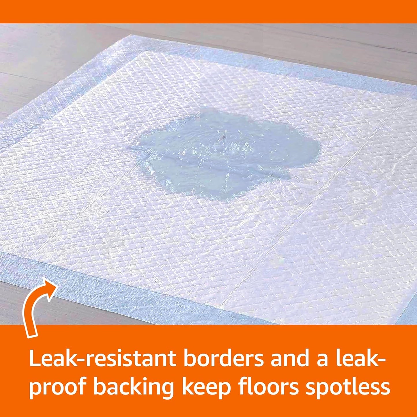 Super Absorbent Dog Pee Pads - 5-Layer Protection, 100 Pack