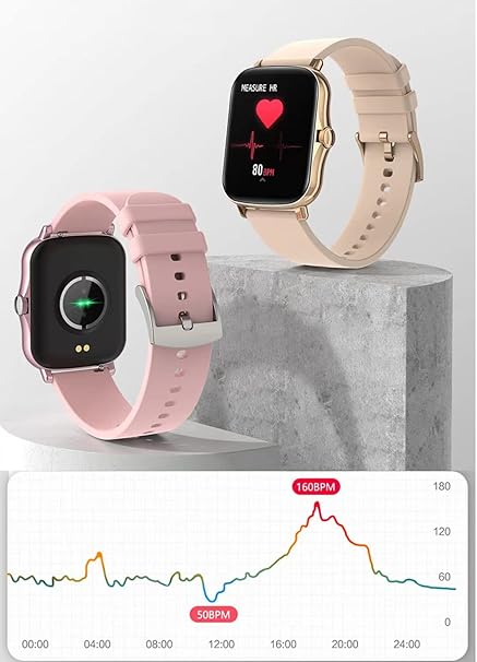 VitalSync Pro™ 1.69" Smart Fitness Watch – IP68 Waterproof, 24/7 Heart Rate/SpO₂/Sleep Tracking, 8 Sports Modes