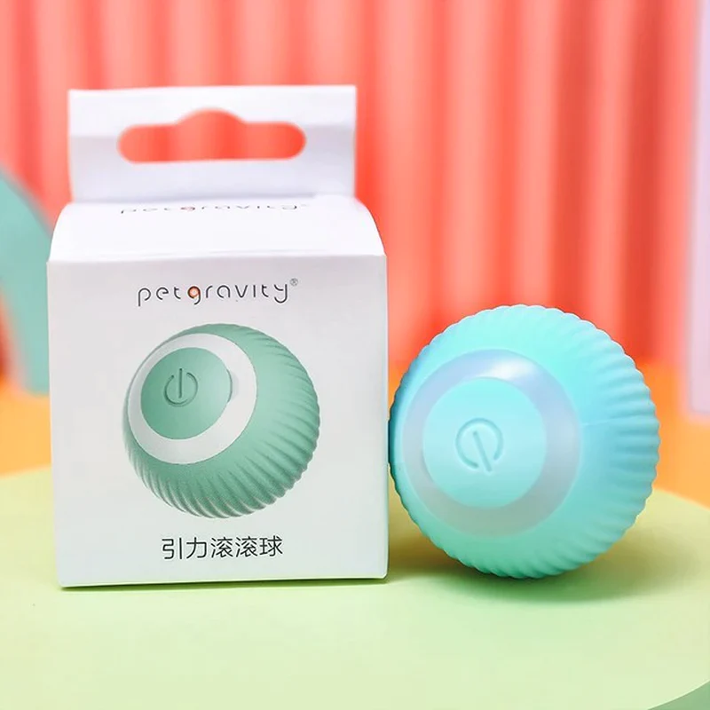 ZoomPaws™ – Self-Moving Smart Ball for Cats & Small Dogs
