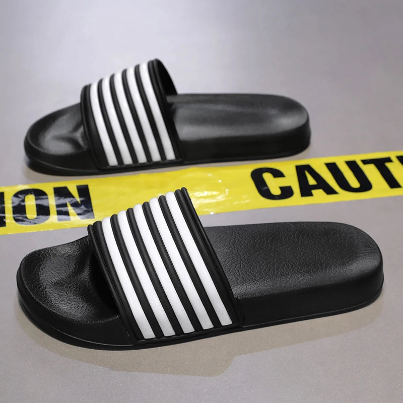 ComfortWave™ XL Men's House Sandals - Soft EVA Platform with Anti-Slip Sole (Beach & Home Use)