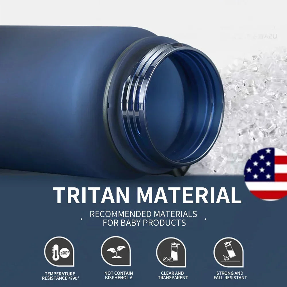 EcoSip™ Tritan Water Bottle - 500ml/1000ML BPA-Free, Leakproof Flip Top with Fruit Infuser (Adult/Kids)