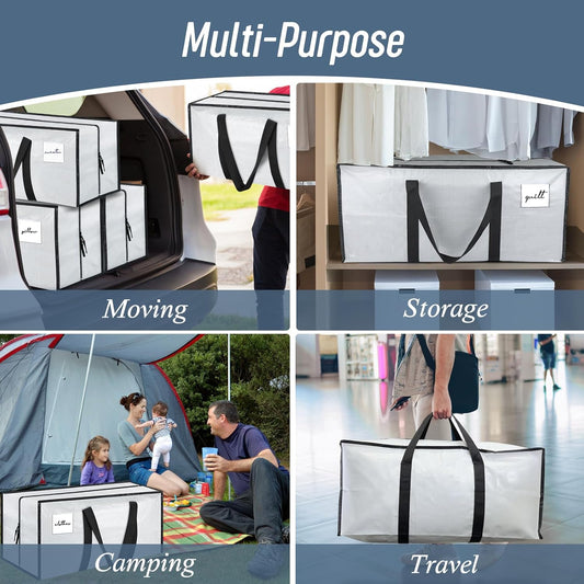 Fygrip Moving Bags (12-Pack) - College Storage, 29"L, No Puncture"