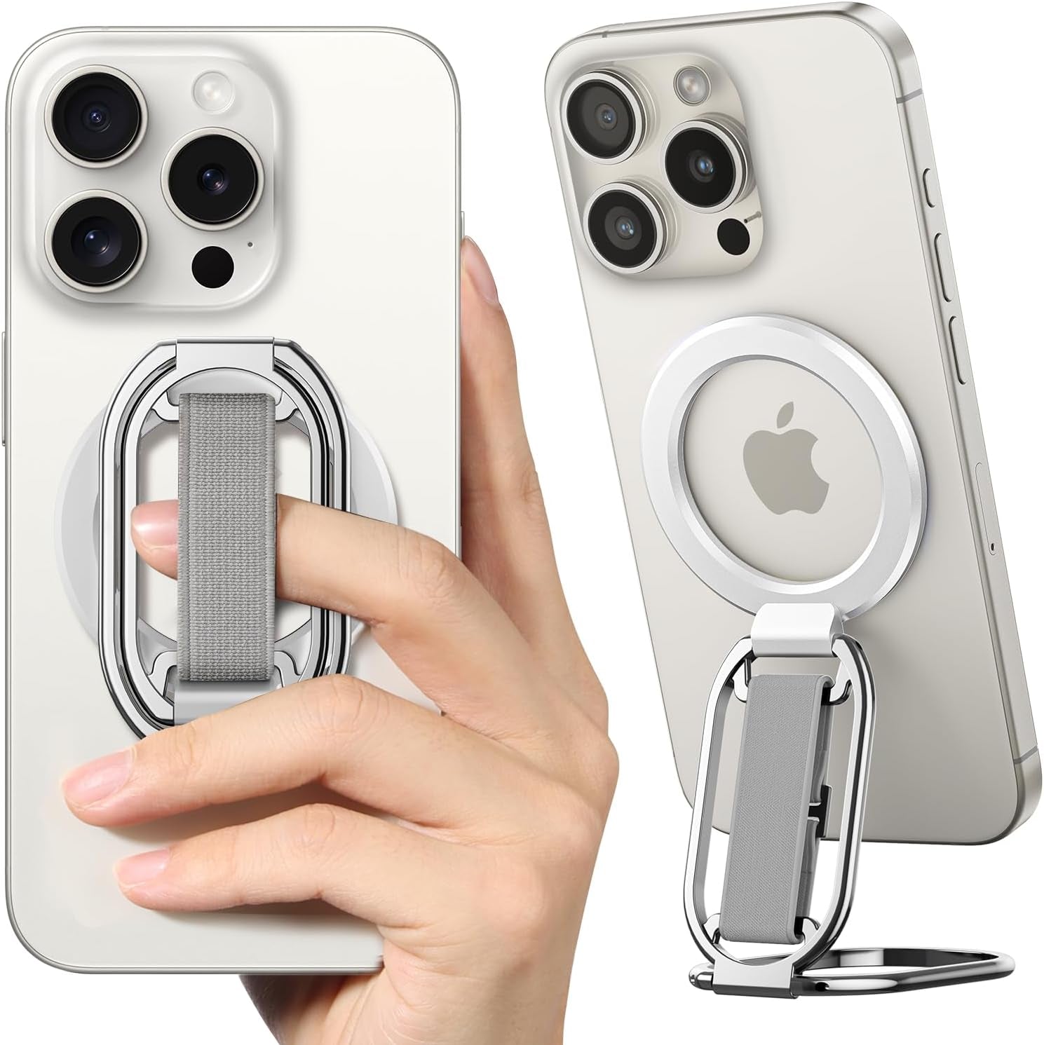 SUPERONE MagSafe Grip - 4-in-1 Kickstand, Loop & Holder (2025)