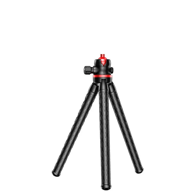 OctoFlex Pro™ *"2-in-1 Octopus Tripod – Bendable Legs + Phone/DSLR Mount, Cold Shoe for Lighting