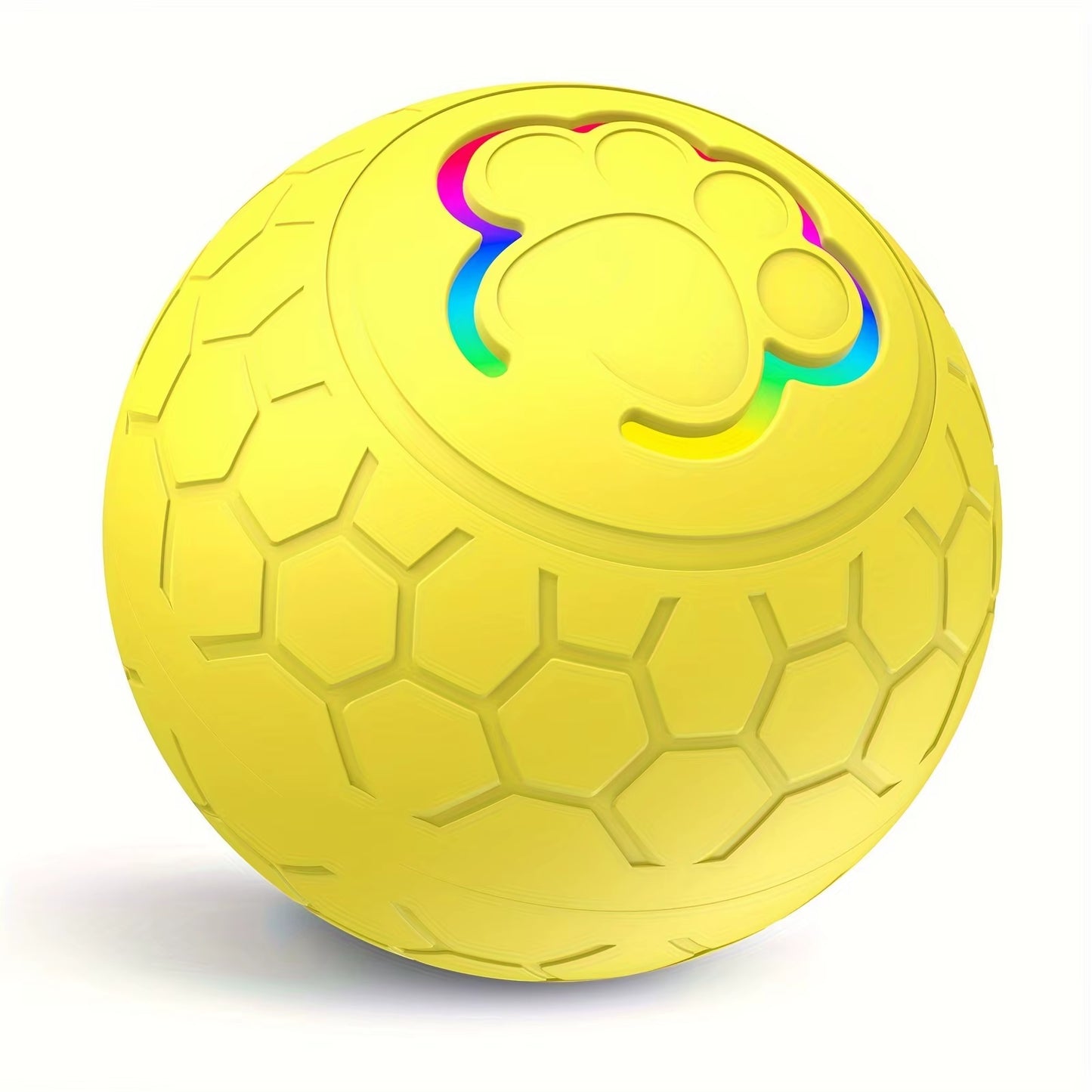 LumaPounce™ Pro - "Smart RGB LED Pet Ball with Auto-Bounce Technology - 4hr Playtime (300mAh USB Rechargeable)