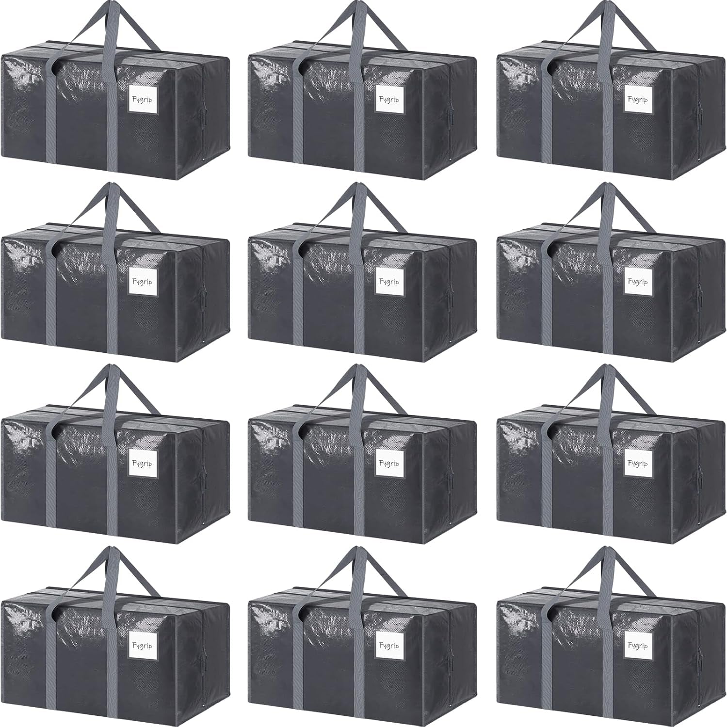 Fygrip Moving Bags (12-Pack) - College Storage, 29"L, No Puncture"