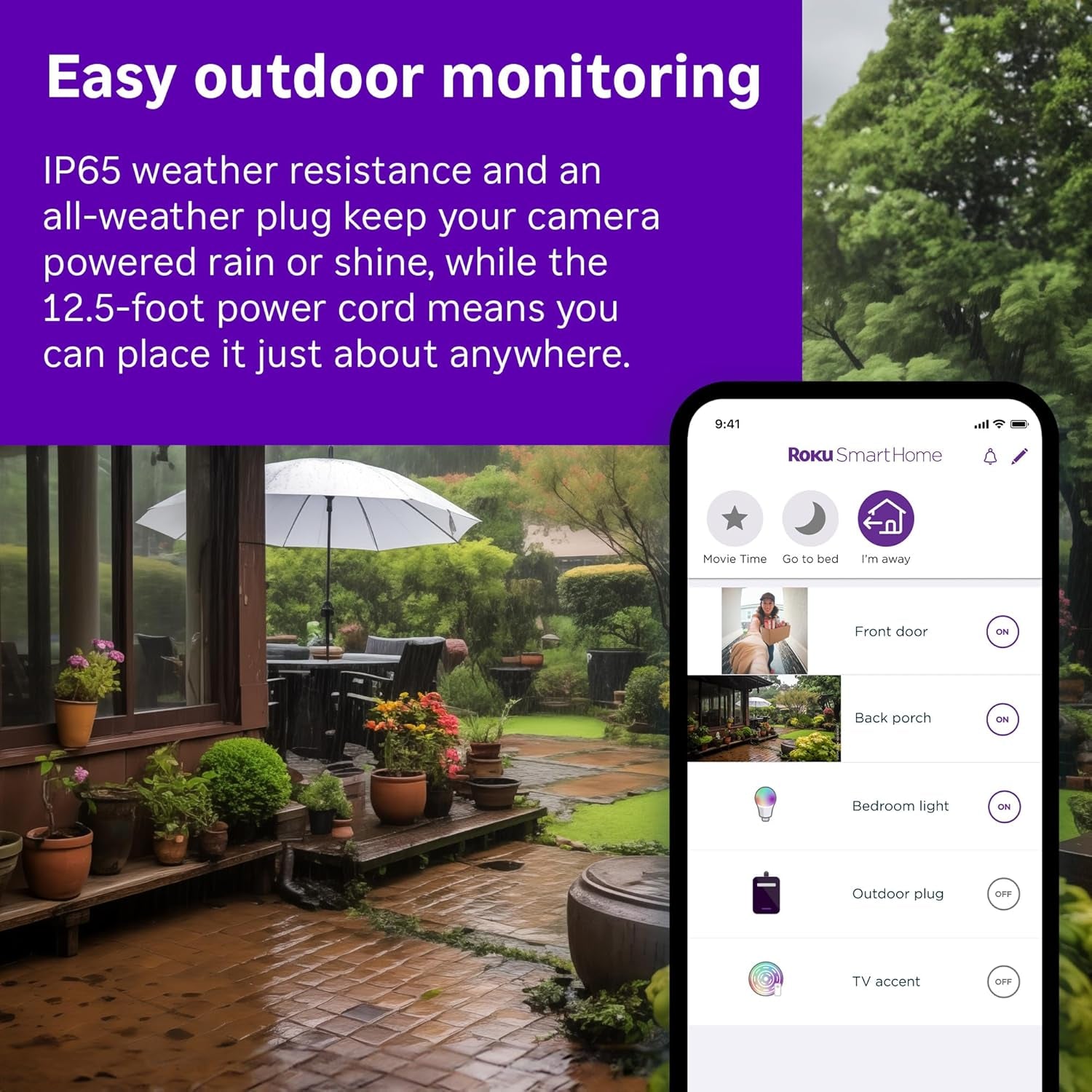 TV Entertainment & Security Kit - 4K Streaming + Outdoor Cam