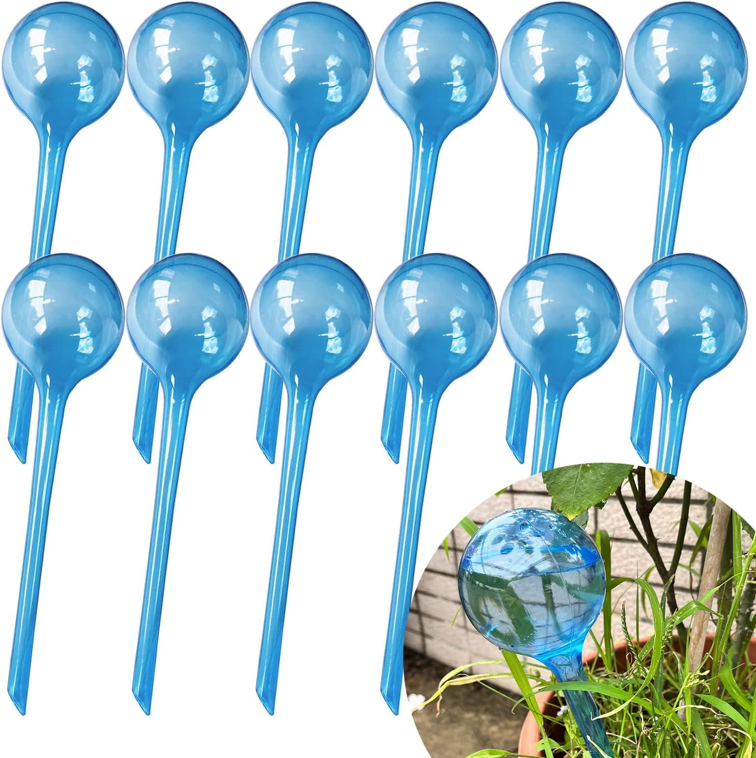 Automatic Watering Globes (10-Pack) - Indoor/Outdoor Use