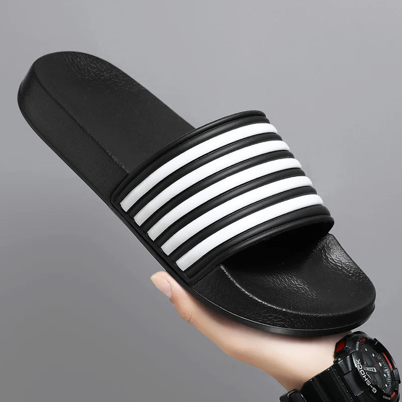 ComfortWave™ XL Men's House Sandals - Soft EVA Platform with Anti-Slip Sole (Beach & Home Use)