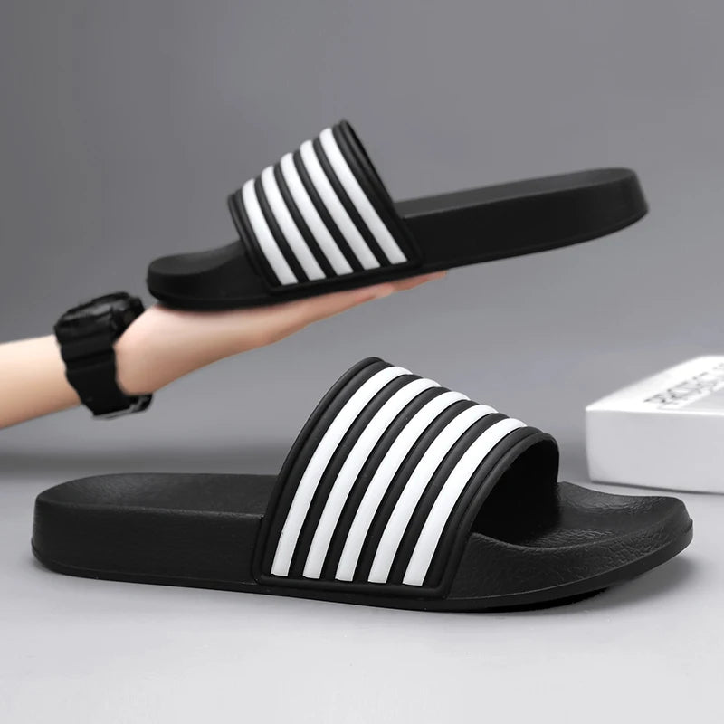 ComfortWave™ XL Men's House Sandals - Soft EVA Platform with Anti-Slip Sole (Beach & Home Use)