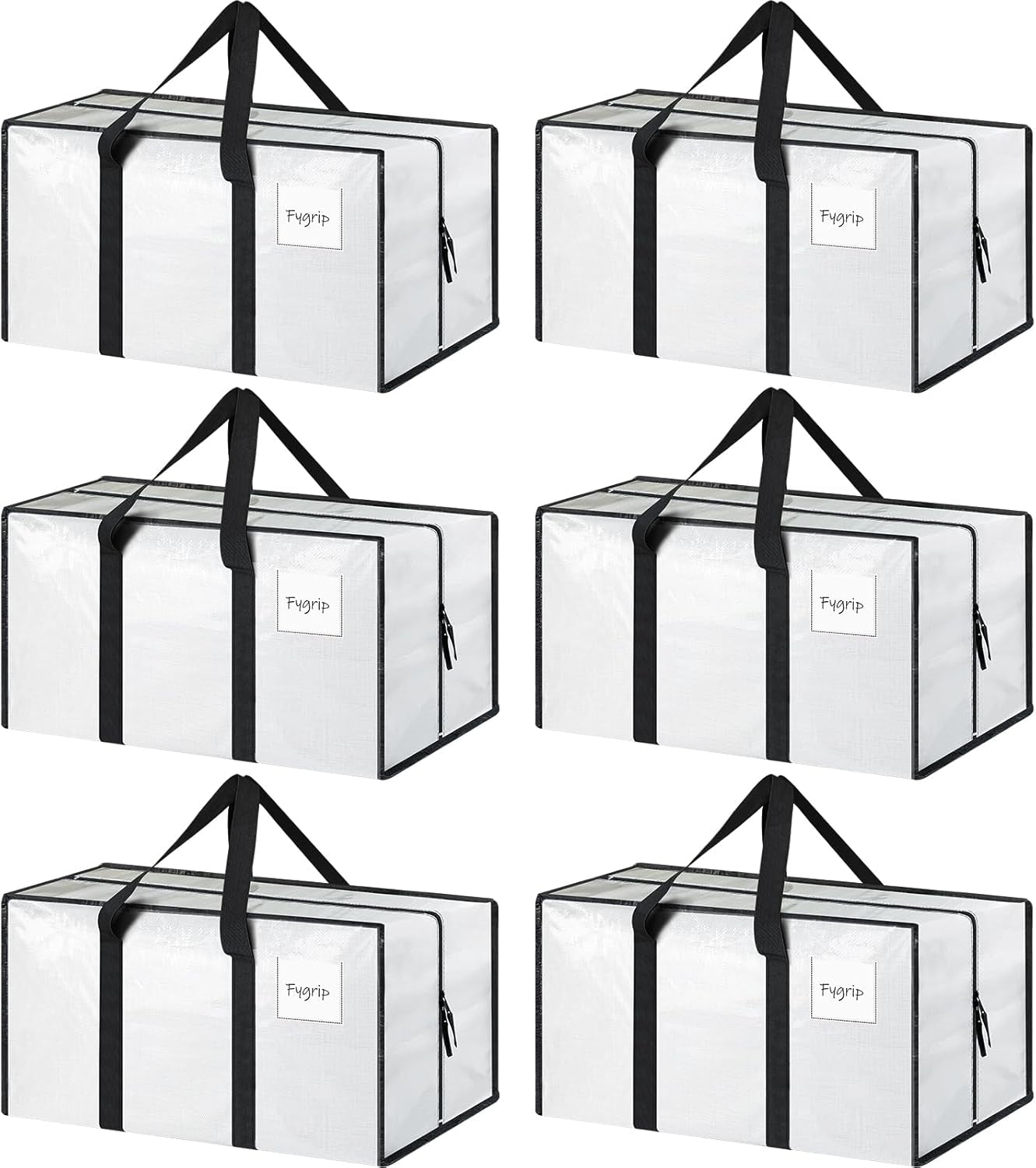 Fygrip Moving Bags (12-Pack) - College Storage, 29"L, No Puncture"