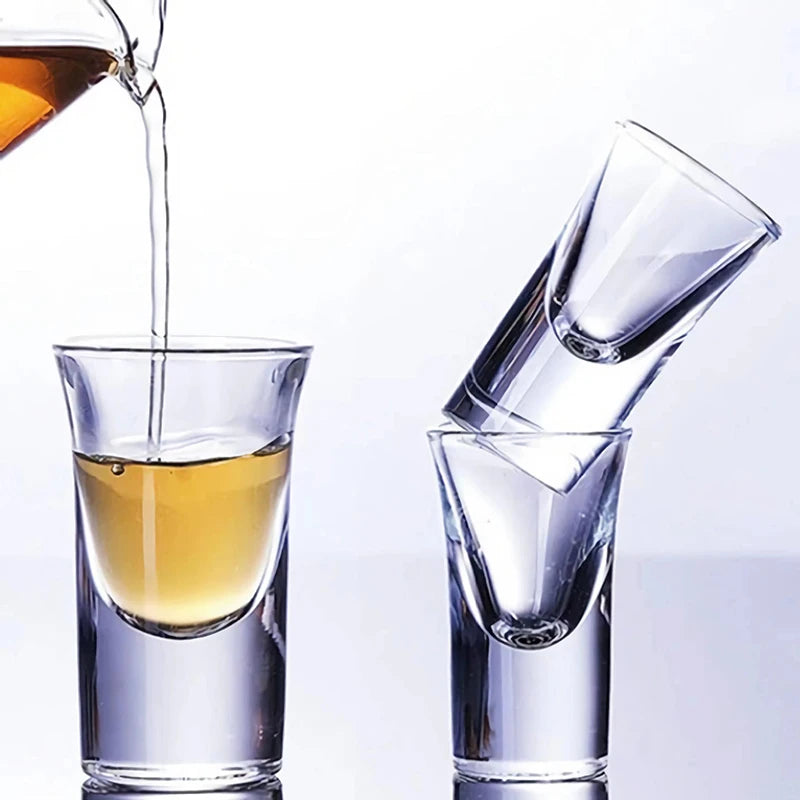 CrystalShot Elite™ - "Premium Thick-Base 15ml Shot Glasses - 12pc/6pc/2pc Sets for Spirits & Baijiu