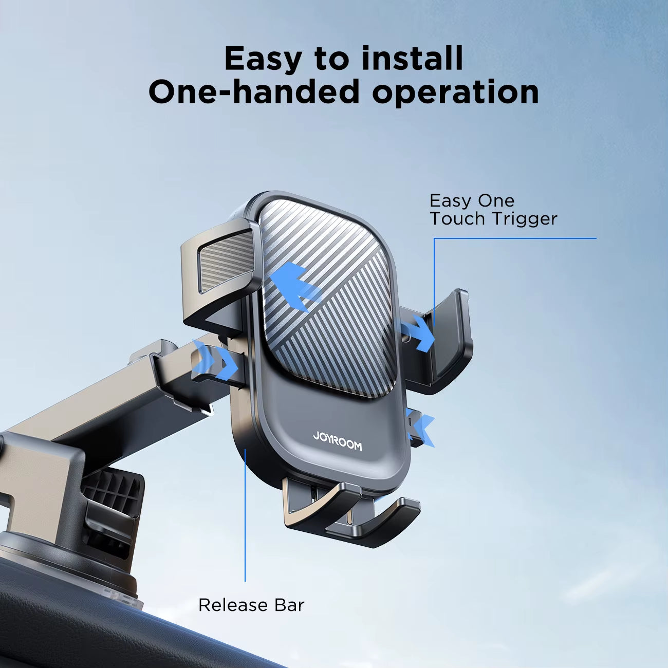 JoyGrip™  - Universal Car Mount Phone Holder with Suction Cup Base Dashboard Car Cell Phone Stand for Iphone Samsung Google Huawei