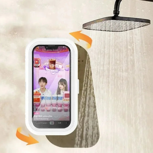 Rotatable Shower Phone Holder - Waterproof & Wall Mountable Case