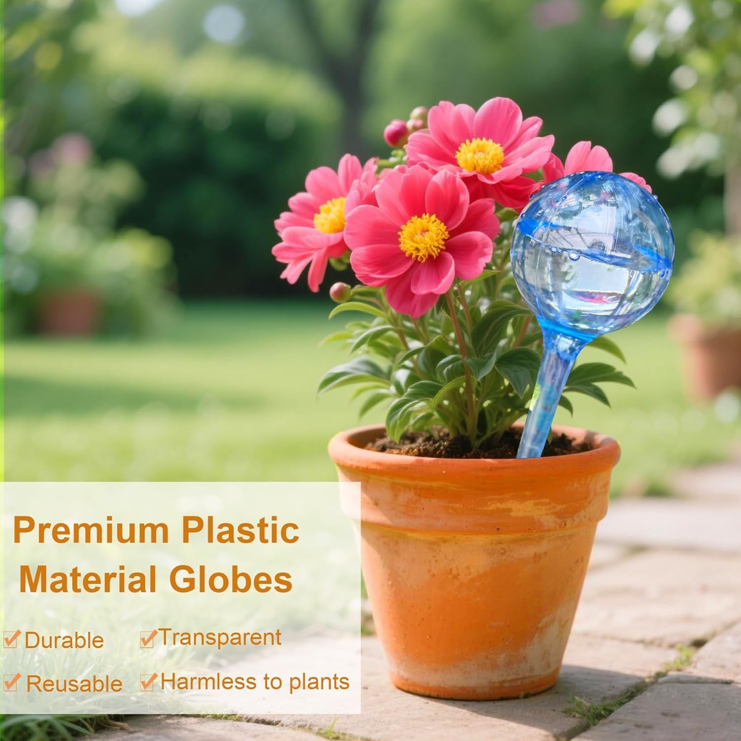 Automatic Watering Globes (10-Pack) - Indoor/Outdoor Use