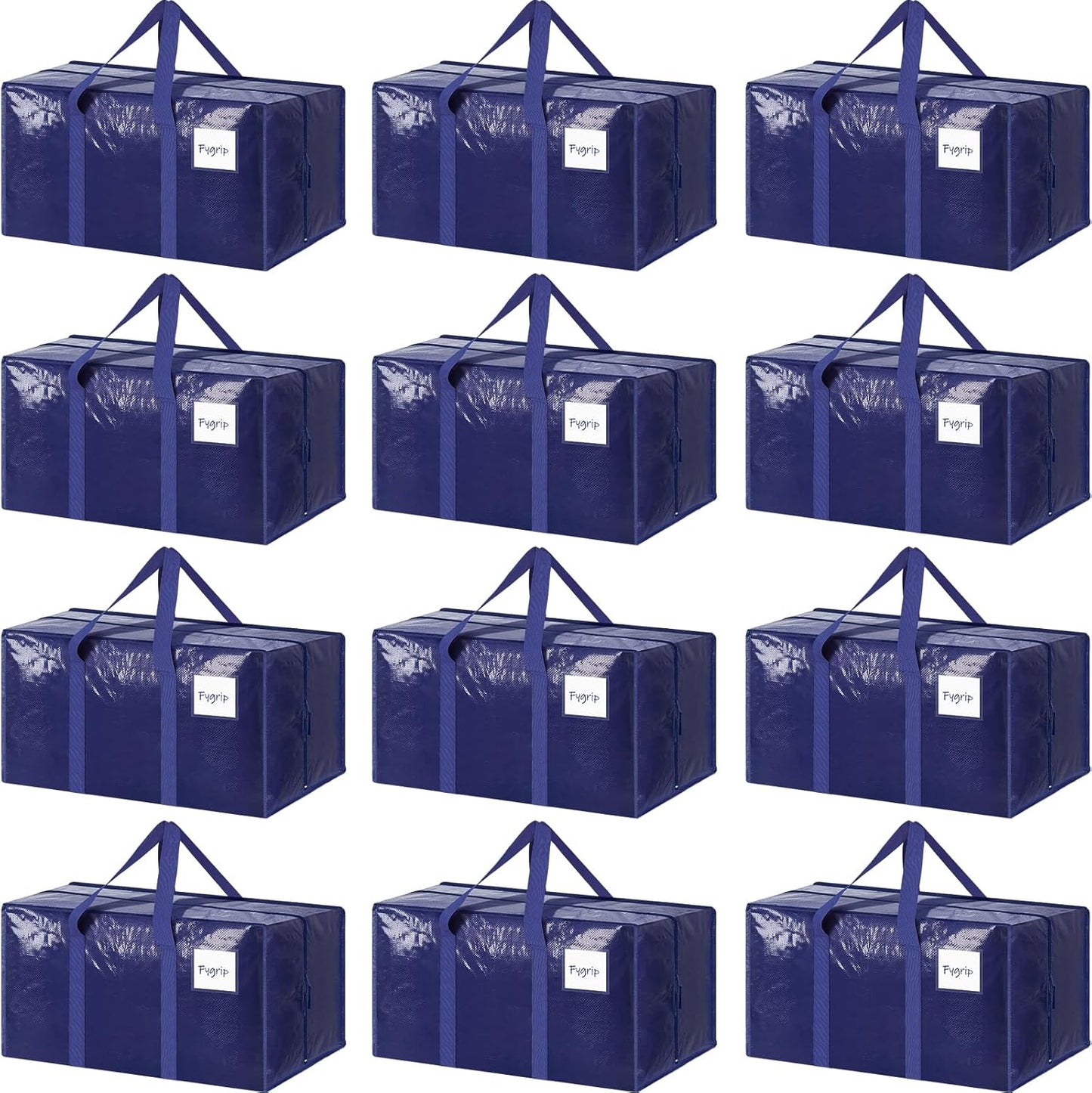 Fygrip Moving Bags (12-Pack) - College Storage, 29"L, No Puncture"