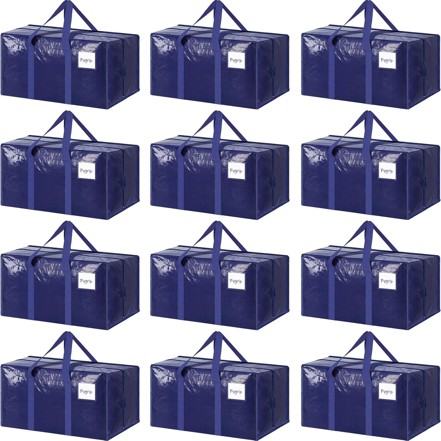 Fygrip Moving Bags (12-Pack) - College Storage, 29"L, No Puncture"