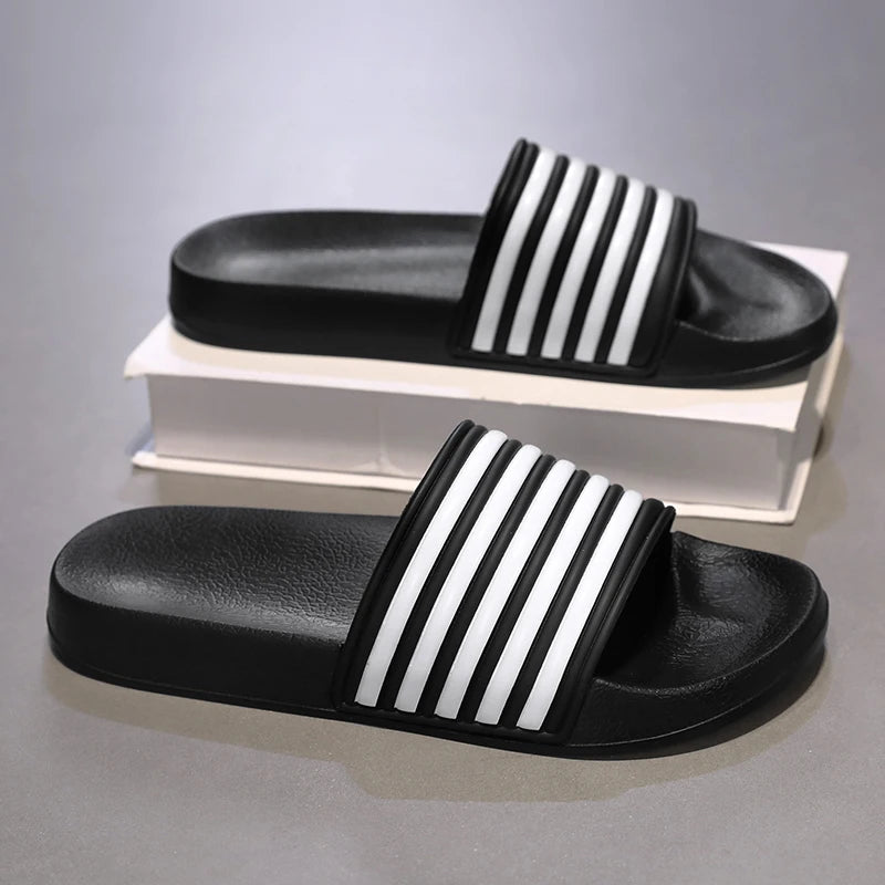 ComfortWave™ XL Men's House Sandals - Soft EVA Platform with Anti-Slip Sole (Beach & Home Use)