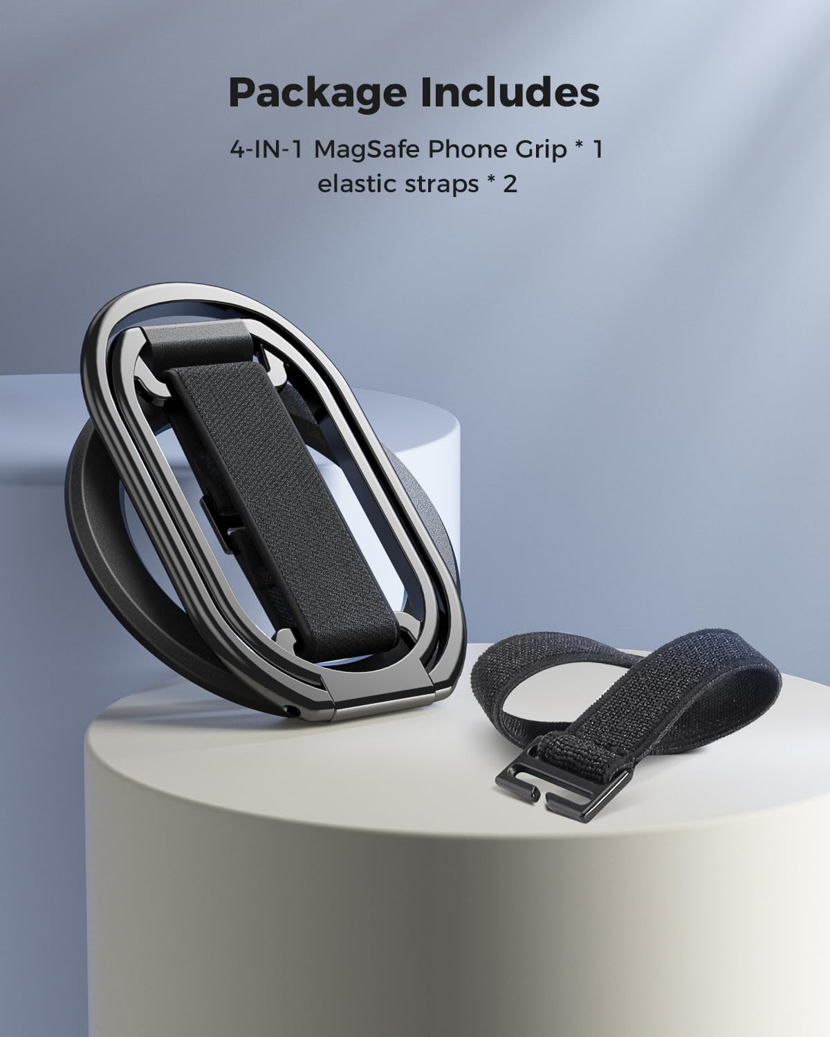 SUPERONE MagSafe Grip - 4-in-1 Kickstand, Loop & Holder (2025)