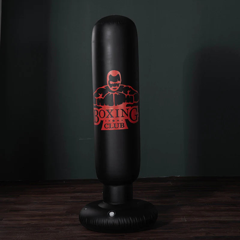 Infla-Stat Punch Bag | No-Fill Free-Standing Base for Kickboxing, MMA & Home Fitness (Adults/Kids)