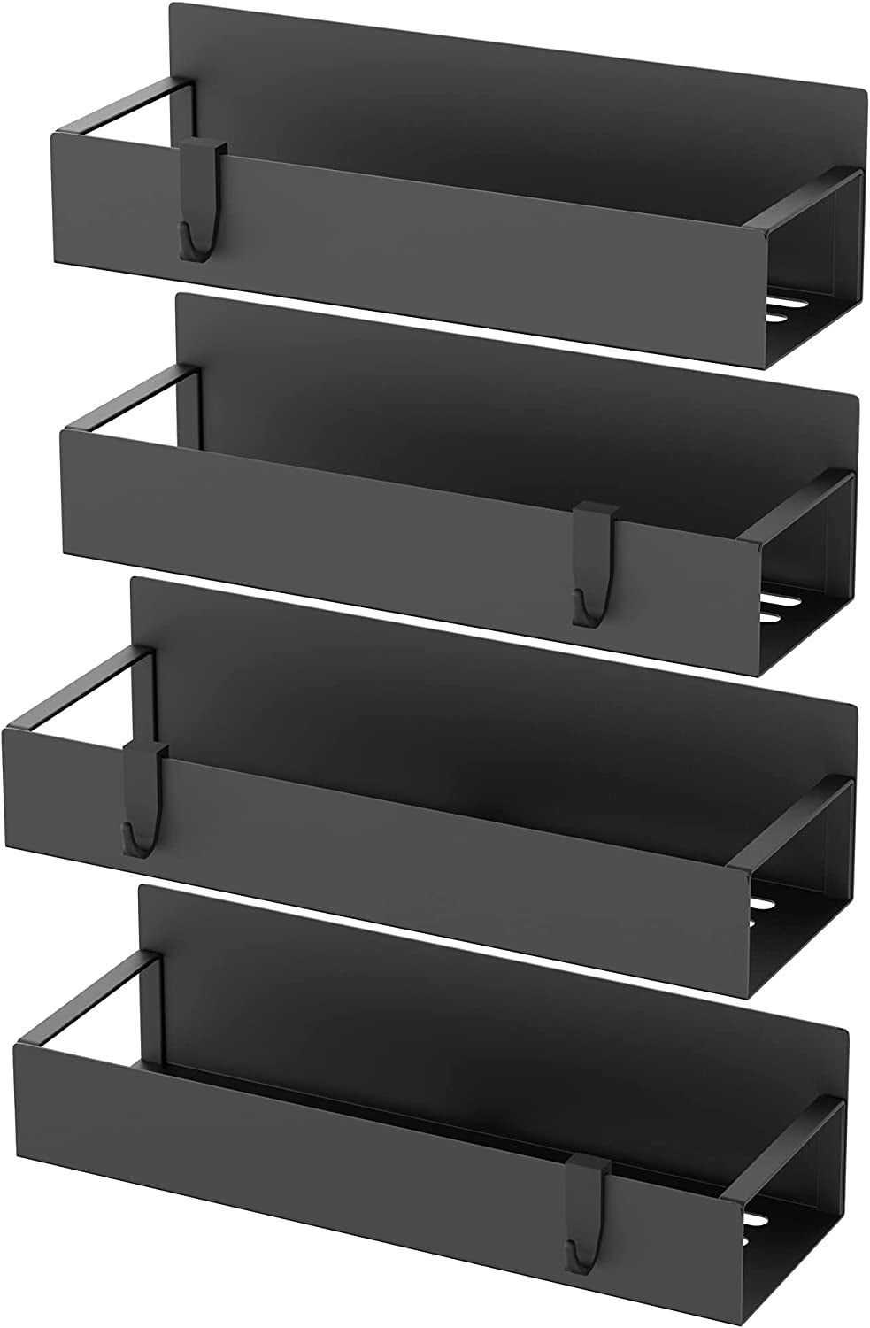 Magnetic Spice Storage - 4-Pack, Strong Hold, Kitchen Space Saver