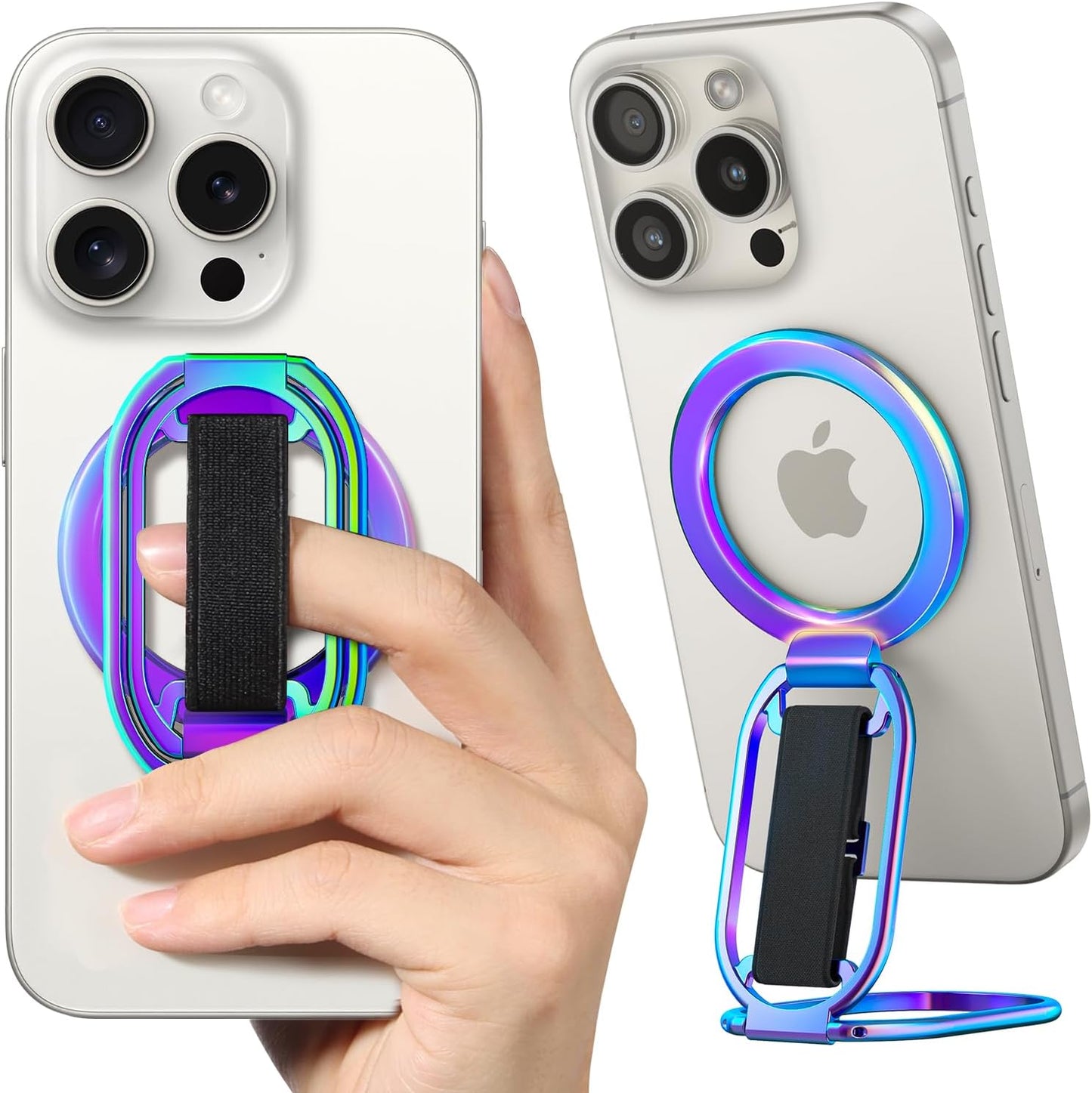 SUPERONE MagSafe Grip - 4-in-1 Kickstand, Loop & Holder (2025)