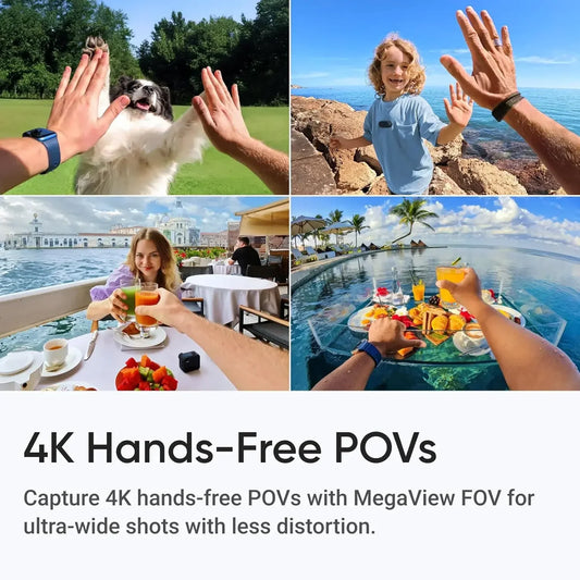 Insta360 GO 3S Mini Action Cam – 4K/200fps, Waterproof, Magnetic & Hands-Free Mounting