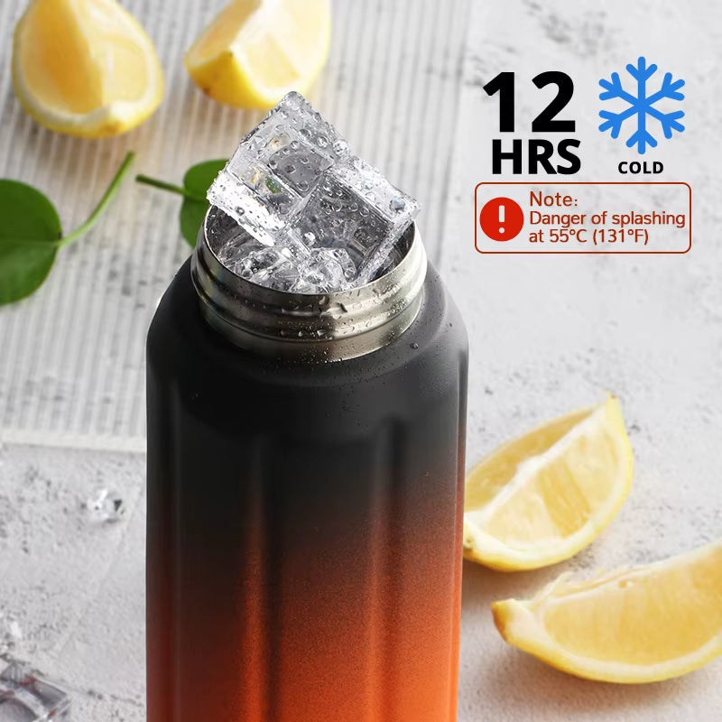 Aeroshield Pro 600ml Vacuum Flask - 18/10 Surgical Steel, 36H Hot/Cold, Leakproof Sports Bottle