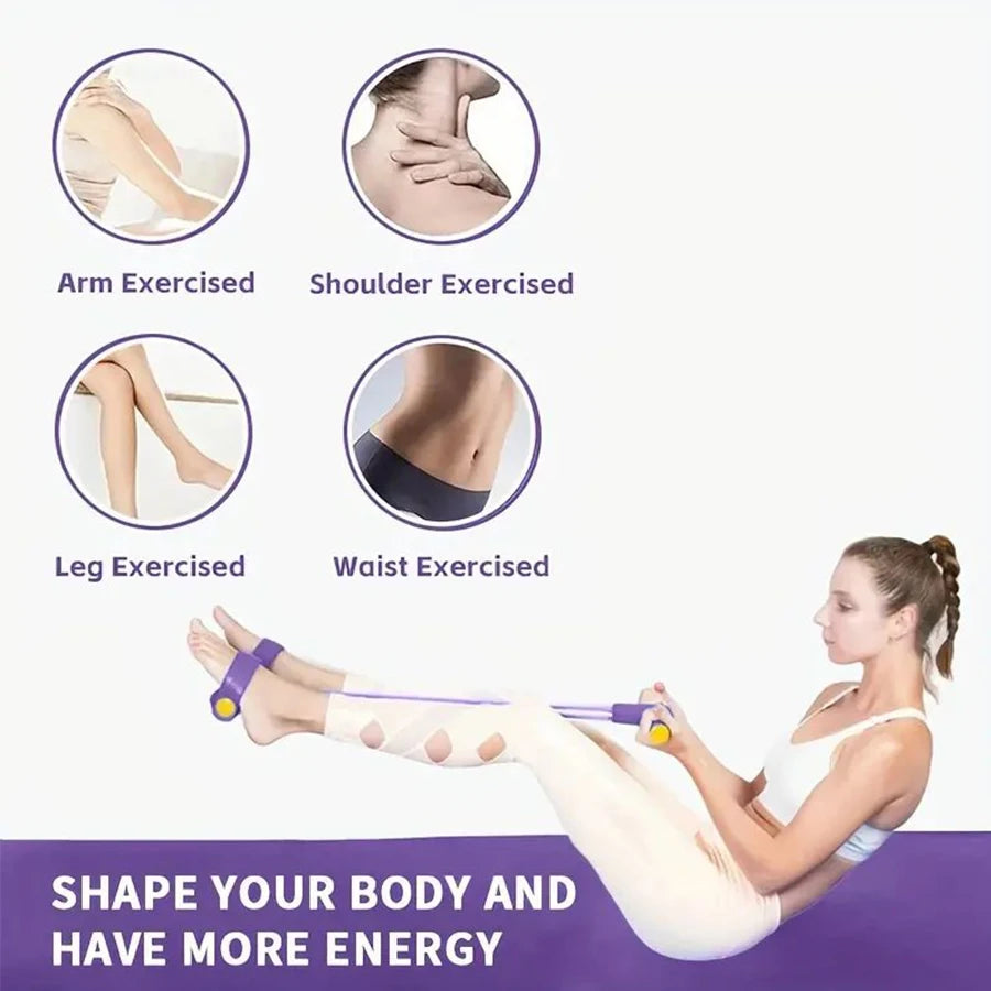 FlexCore™ 6-Tube Pedal Resistance Band