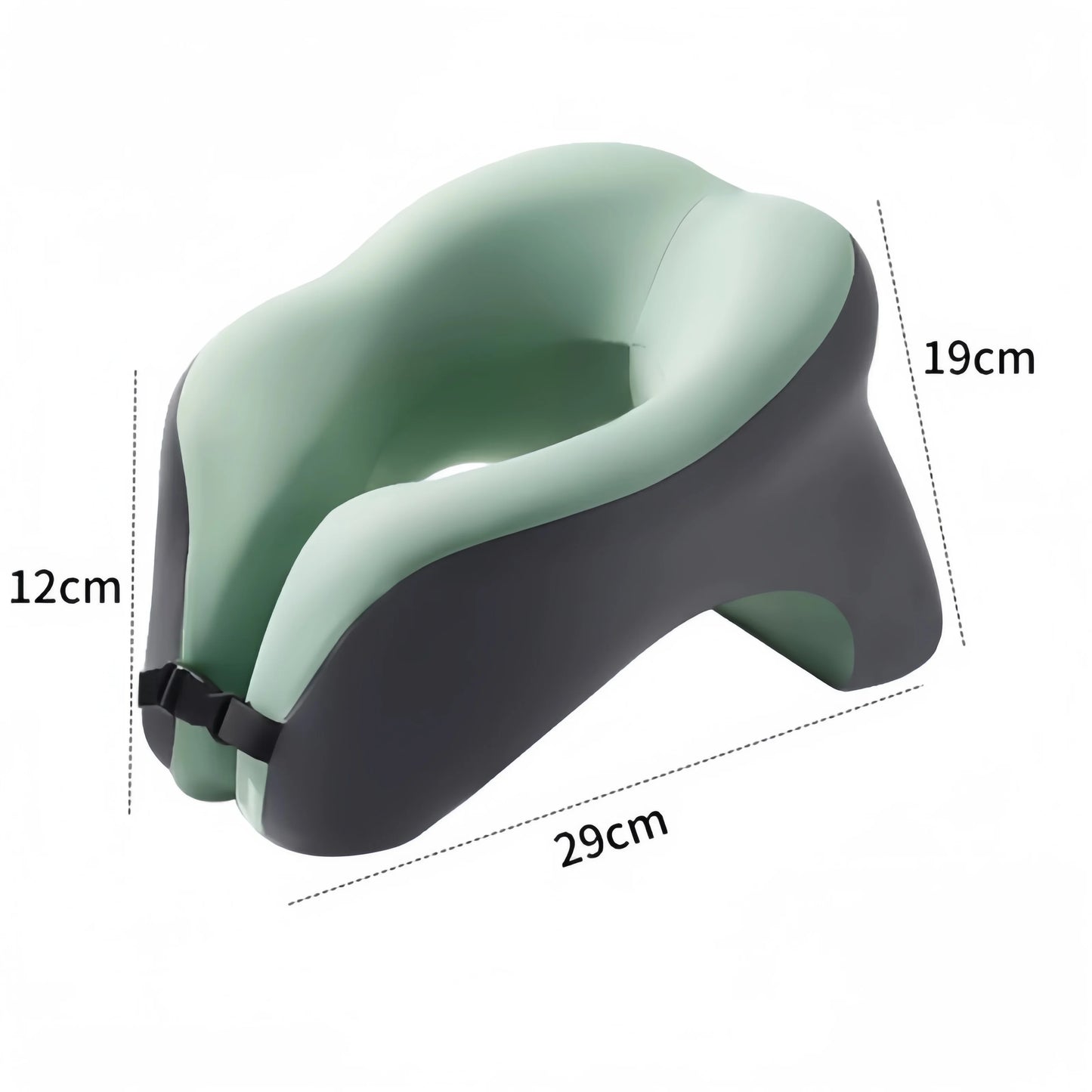 AeroRest™ Memory Foam Travel Pillow - 5-Second Rebound Tech with Adjustable Neck Support & Waterproof Bag