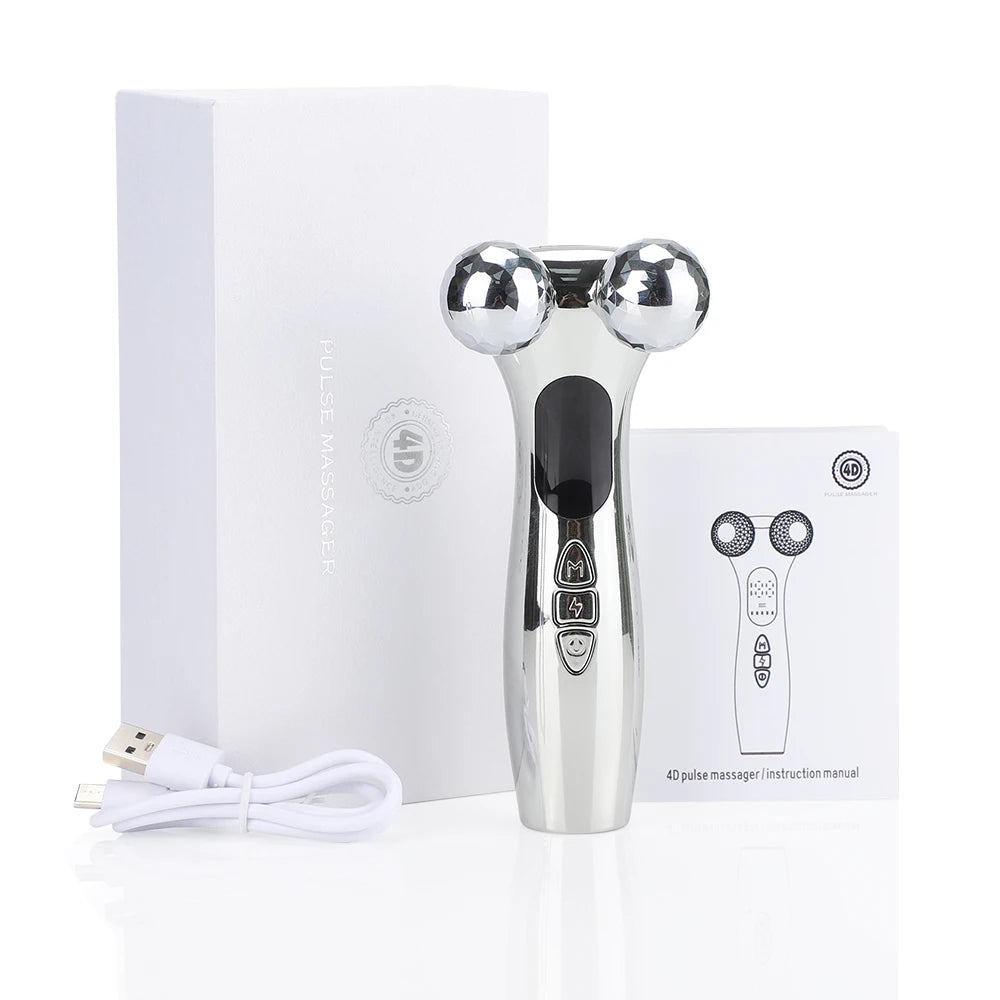 Microcurrent Face Lifter – Anti-Wrinkle Roller for Sagging Skin | At-Home Facelift