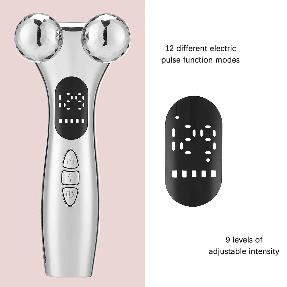 Microcurrent Face Lifter – Anti-Wrinkle Roller for Sagging Skin | At-Home Facelift