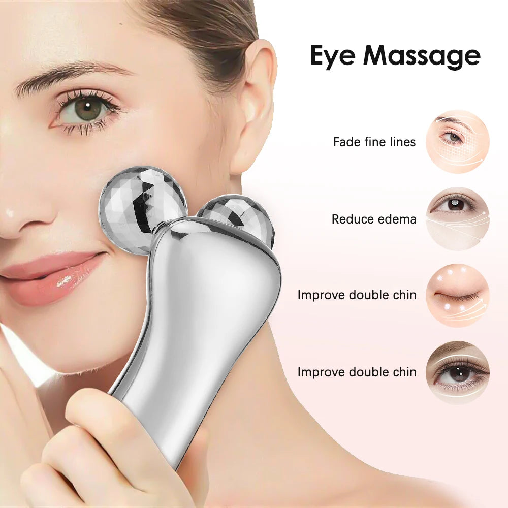 Microcurrent Face Lifter – Anti-Wrinkle Roller for Sagging Skin | At-Home Facelift