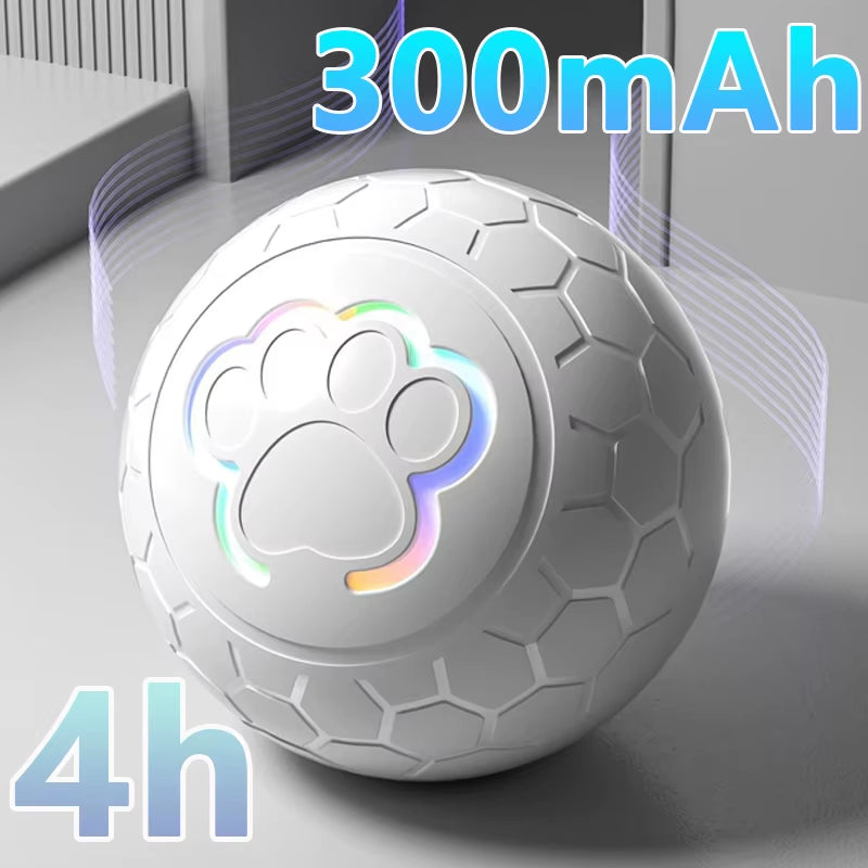 LumaPounce™ Pro - "Smart RGB LED Pet Ball with Auto-Bounce Technology - 4hr Playtime (300mAh USB Rechargeable)