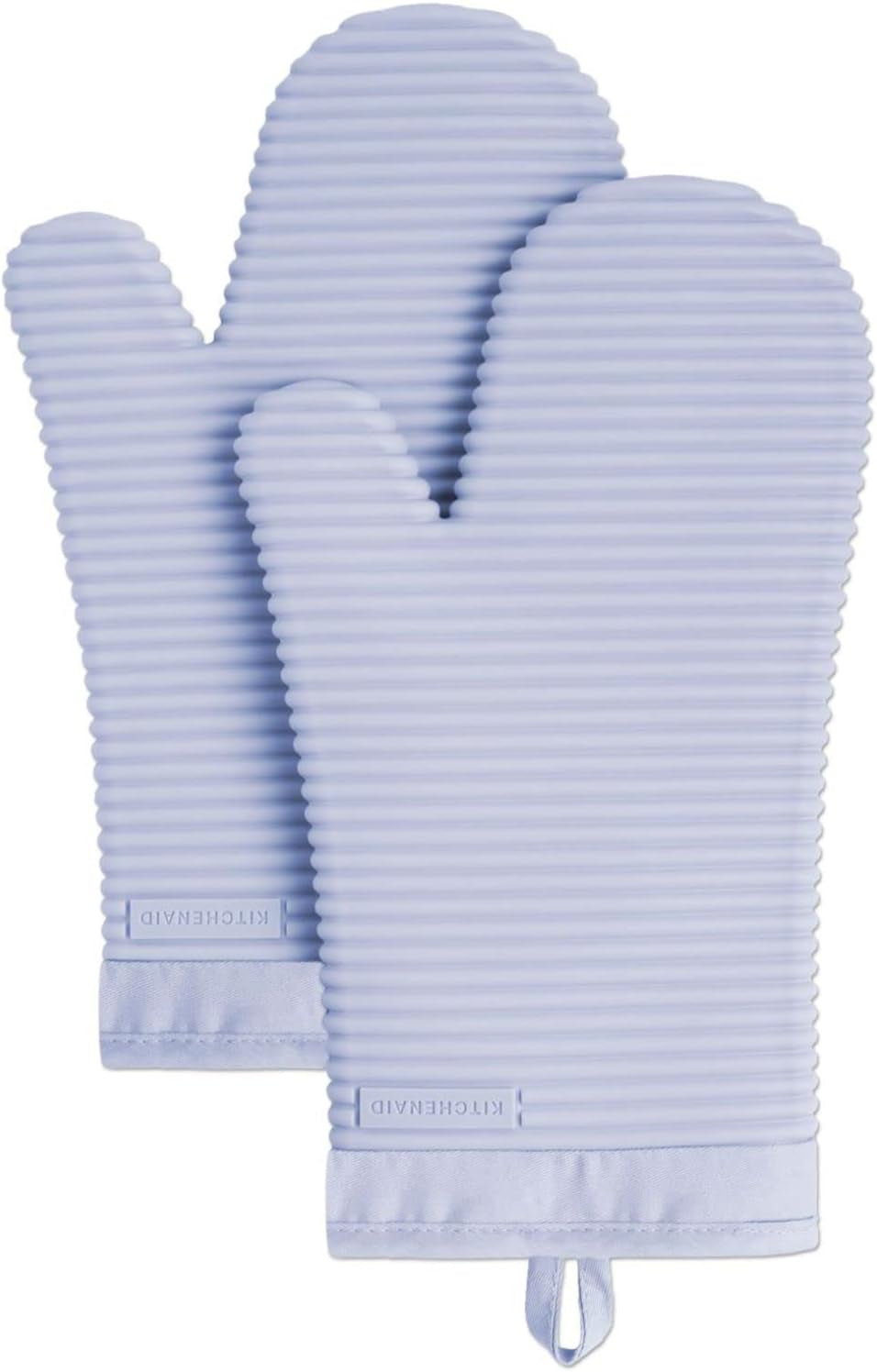KitchenAid Ribbed Oven Mitts - Waterproof & Extra-Long (7"x13")