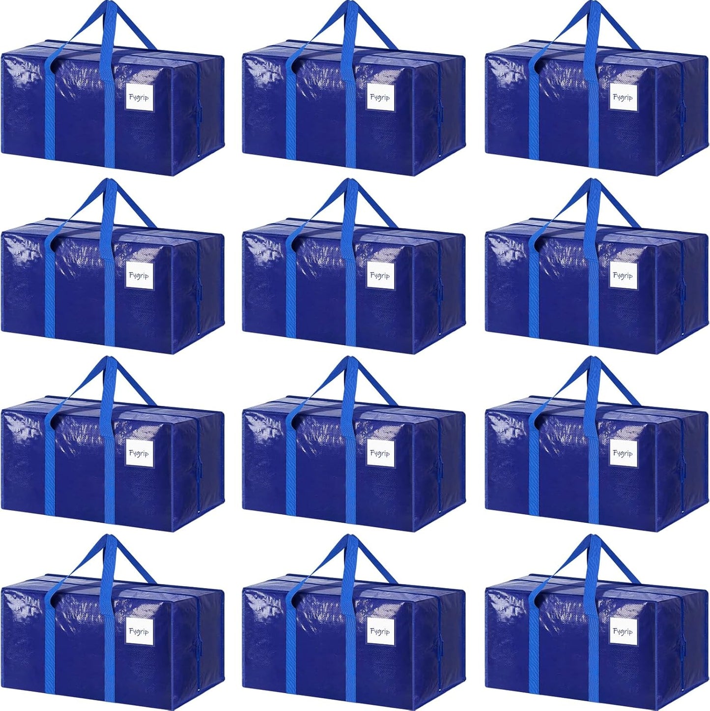 Fygrip Moving Bags (12-Pack) - College Storage, 29"L, No Puncture"