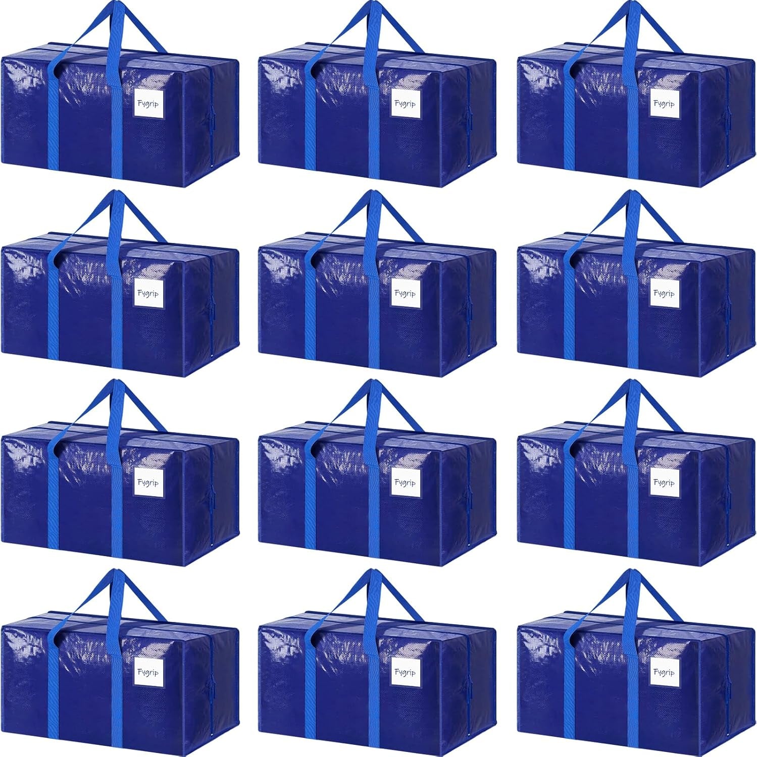 Fygrip Moving Bags (12-Pack) - College Storage, 29"L, No Puncture"