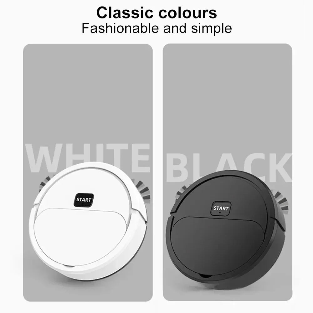Automatic Portable Mini Home Floor Robotic Vacuum Cleaner USB Rechargeable Wet Dry Three-In-One Sweeping Machine for Home, Office