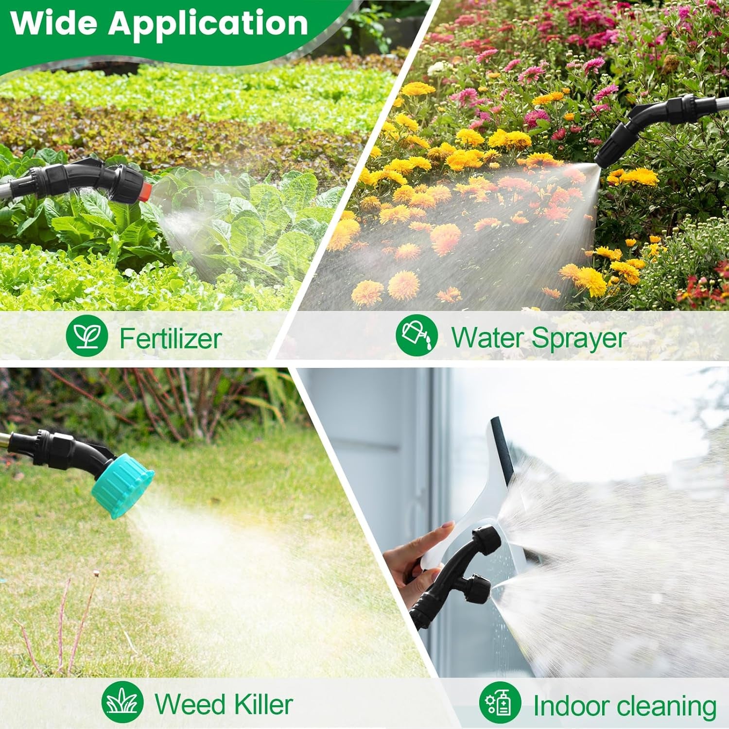 2025 Cordless Sprayer - 2Gal, 3 Speeds, 4 Nozzles