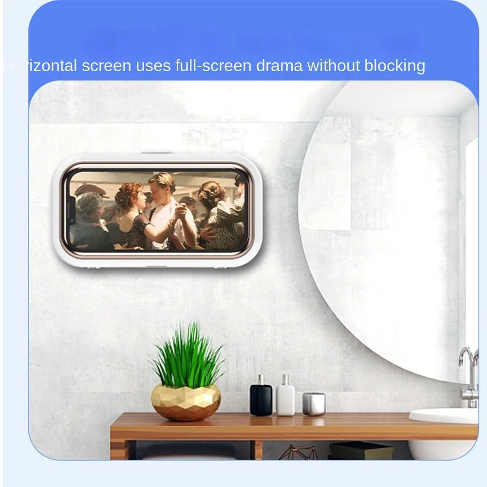 Rotatable Shower Phone Holder - Waterproof & Wall Mountable Case