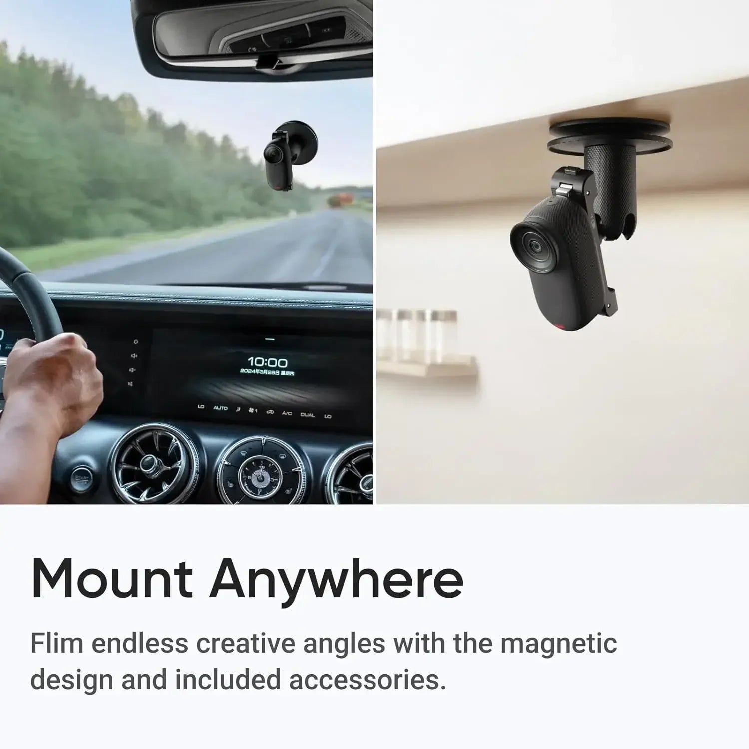 Insta360 GO 3S Mini Action Cam – 4K/200fps, Waterproof, Magnetic & Hands-Free Mounting