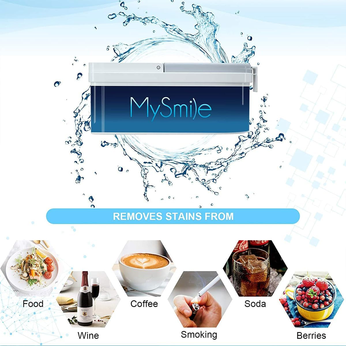 MySmile Teeth Whitener - Non-Toxic Whitening Powder for Sensitive Teeth