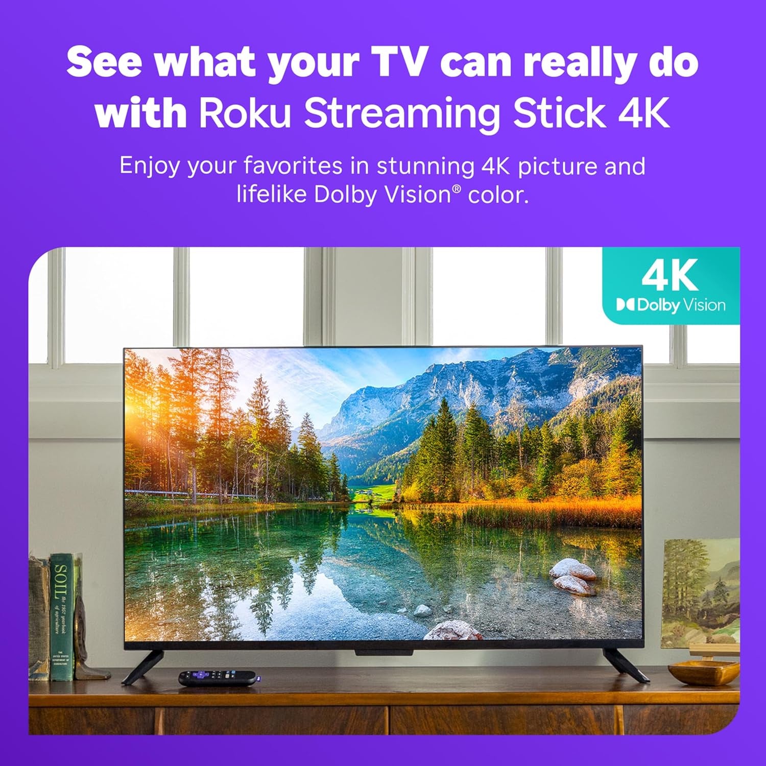 4K Streaming Stick - HDR/Dolby Vision, Voice Remote & Long-Range WiFi